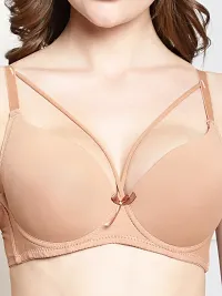 Stylish Fancy Cotton Solid Bra And Panty Set For Women-thumb3