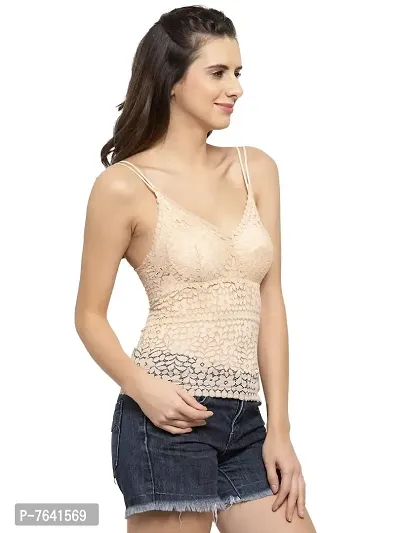 Quttos Padded Camisole Bralette Beige-thumb2