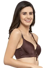 Quttos Wired Satin Finish Tshirt Bra-thumb1