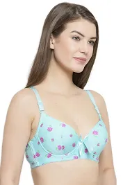 Quttos Elegant Floral Print Bra-thumb1