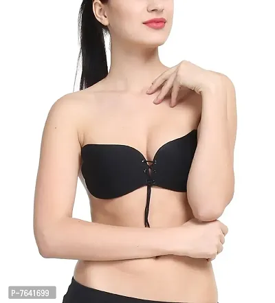 Buy Quttos New Definition Of Freedom Stick on Pushup Bra - Nude online