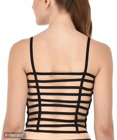 Buy Quttos Prettycat Backless Caged Bralette (b, Pink) Online In India At  Discounted Prices