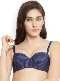 Quttos Women's Poly Cotton Padded Push-up Bra-thumb1