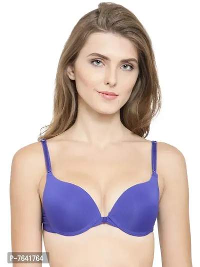 Quttos Women's Blended Padded Wired Push-Up Bra-thumb3