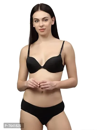 Buy Quttos Perfect Front Closure Pushup Bra Panty Set Online In