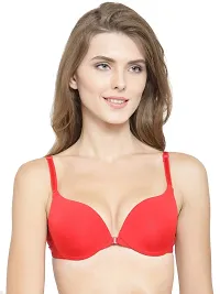 Quttos Women's Blended Padded Wired Push-Up Bra-thumb2