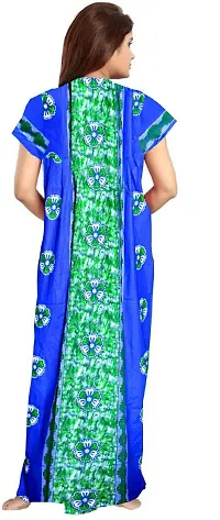 Elegant Multicoloured Cotton Printed Nighty For Women Pack Of 2-thumb2