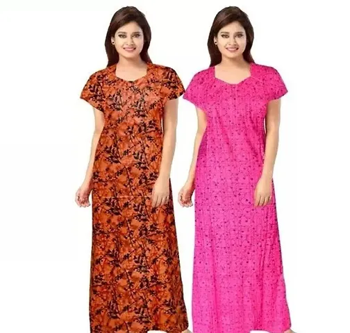 Fancy Nighty For Women Pack Of 2