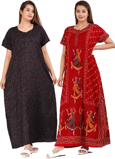 Must Have pure cotton nighties & nightdresses Women's Nightwear 