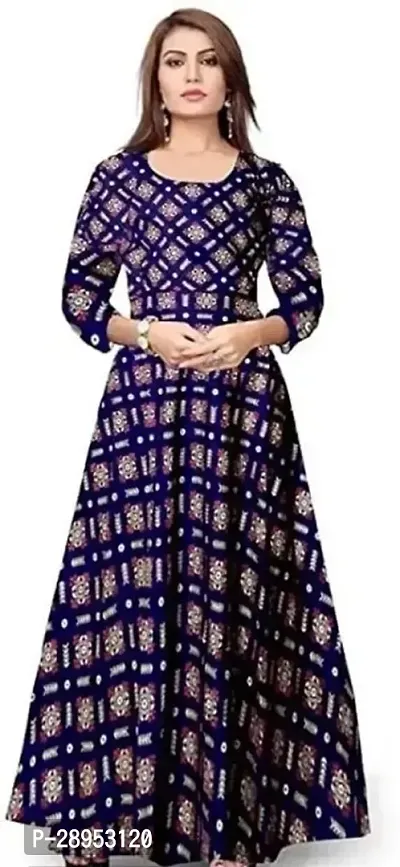 Fancy Rayon Ethnic Gowns For Women-thumb0