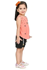 SK NAZMA-2 DRESSES Cotton Blend Casual Top and Short Set for Girls-thumb4