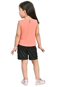 SK NAZMA-2 DRESSES Cotton Blend Casual Top and Short Set for Girls-thumb3