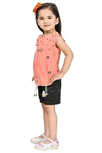 SK NAZMA-2 DRESSES Cotton Blend Casual Top and Short Set for Girls-thumb2