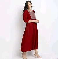 Fancy Rayon Stitched  kurta-thumb2