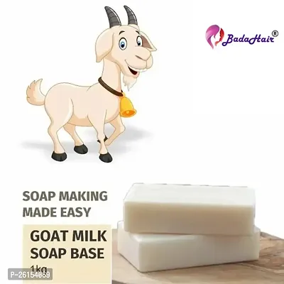 Glanz Naturals Goat Milk Melt And Pour Glycerin Soap Base-1 Kg-thumb0