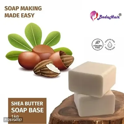 Ultra Premium Shea Butter Melt And Pour Soap Base For Soap Making - 1 Kg (Sulphate Paraben Free)-thumb0