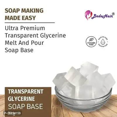 Vaani Glycerine Transparent White Soap Base Making Material, 1 Kg-thumb0