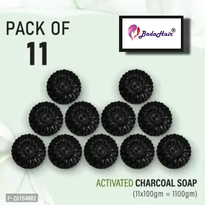 Activated Charcoal Soap For Women Skin Whitening, Acne, Blackheads, Anti Wrinkle, Pimple Skin Care Soap (Pack Of 11)