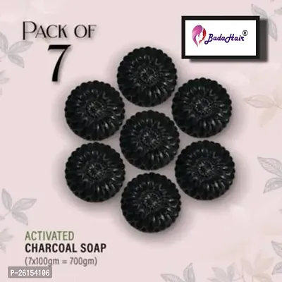 Activated Charcoal Soap For Women Skin Whitening, Acne, Blackheads, Anti Wrinkle, Pimple Skin Care Soap (Pack Of 7)