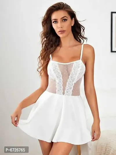 Buy Soku Shopee Women's Sexy Bra and Skirt Lingerie Set Babydoll
