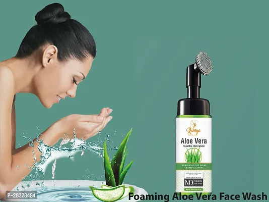 Ramya Foaming Aloe Vera Face Wash For Pimples And Oily Skin - 150ml-thumb0