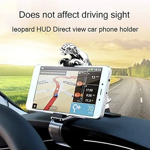 Car Use Leopard Shape Plastic Phone Clip Gps Navigation Dashboard Holder