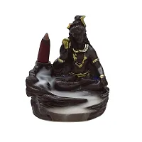 Daridra Bhanjan Shiva Smoke Fountain Incense Burner with 10 Backflow Cones for Gifting, Decorative Showpiece-thumb1