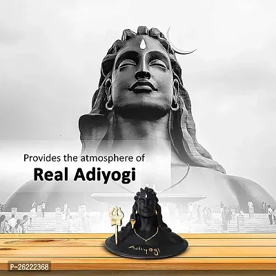 Daridra Bhanjan adiyogi shiva statue, adiyogi for car dashboard, adiyogi shiva statue for car dashboard, (LxBxH = 9x7x9), adiyogi car, adiyogi shiva statue for car small, adiyogi statue for car.