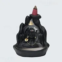 Daridra Bhanjan Lord Shiva Adiyogi Shiva Backflow Smoke Fountain Incense Holder Burner with Backflow Incense 10 Cones Sticks-thumb3