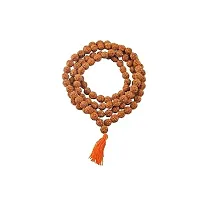 5 Mukhi Rudraksha Mala for Men/Women Wearing Natural Brown Rudraksha Beads - Pack of 1-thumb1