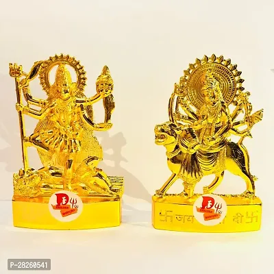 Beautiful Metal Golden Religious Idol and Figurine Pack of 2