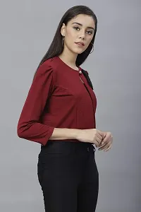 Women's Regular Fit Single Breasted Blazer-thumb2