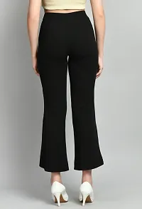 Elegant Polyester Solid Casual Trousers For Women-thumb1