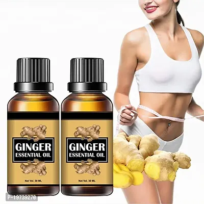 Waight Loss Oil is Netural oil, fat loss oil,Belly  Ginger Oil Essential Relax Massage Oil, Belly  Waist Stay Perfect Shape, Pack of 2-60ml