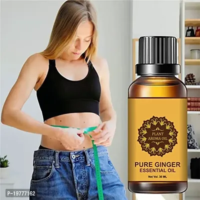 Fat oil fat loss ginger Massage Oil, Belly pure  Ginger Oil 60 ML,Tummy Ginger Massage Ginger Oils,Ginger Massage Oil for Lymphatic Drainage,Arnica Oil,100% Natural Massage Oil (30ml ) (Pack of 2)-thumb3