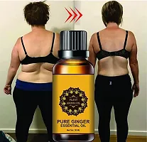 Fat Fat tuner Oil,  100% Natural  Ginger Oil Essential Relax Massage Oil, Belly and Waist Stay Perfect Shape [ 60ml ] ( PACK 2)-thumb1