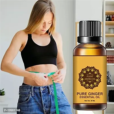 Neturel Ginger Oil Drainage, Weight Loss Fat loss oil Belly is  Pure Ginger Essential Oil, Pack of 2-thumb3