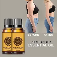 Neturel Ginger Oil Drainage, Weight Loss Fat loss oil Belly is  Pure Ginger Essential Oil, Pack of 2-thumb1