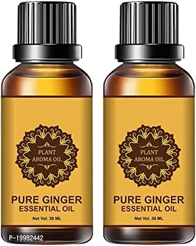 Plamt Aroma Ginger Oil Natural Oil Essential Relax Massage Oil, Belly and Waist Stay Perfect Shape [ 6 0ml ]Pack 2-thumb0