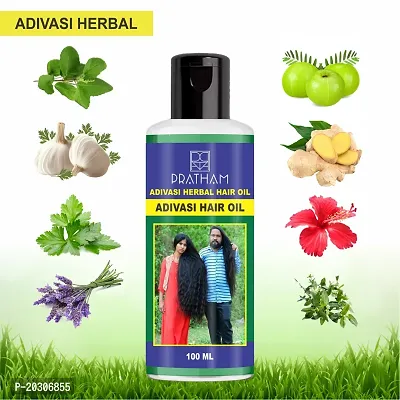 Adivasi Hair Oil Pure Adivasi Hair Growth  Hair Fall Control Oil 100ml-thumb4