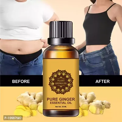 Fat Loss Oil, Ginger Oil Essential Relax Massage Oil, Belly and Waist Stay Perfect Shape [ 60ml ] ( PACK 2)-thumb2