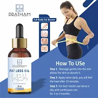 FL Fat Loss Oil, Drainage Oil 30ml  Natural Drainage Ginger Oil Essential Relax Massage Liquid, Belly and Waist Stay Perfect Shape-thumb1