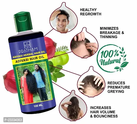 Cold-Pressed 100% Pure Adivasi Oil - For Hair Growth | adivasi oil | adivasi oil for eyebrows | Adivasi hair oil | Adivasi oil for eyelashes | Adivasi oil for skin | Adivasi oil for hair growth-100 ML-thumb0