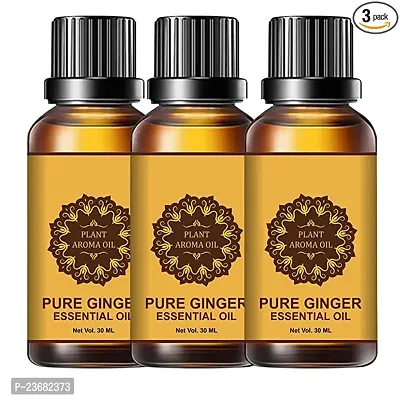 Fat  Go Oil, Belly Natural Drainage Ginger Oil Essential Relax Massage Oil, motapa kam karne ka tel  [ 90ml ] ( PACK 3)-thumb0