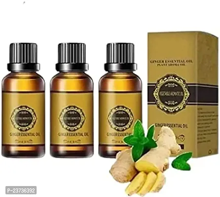 Ginger Beauty Fat Burner Fat loss fat go slimming weight loss body fitness oil Shape Up Slimming Oil For Stomach, Hips  Thigh [(90ML)] [ pack of -3]-thumb0