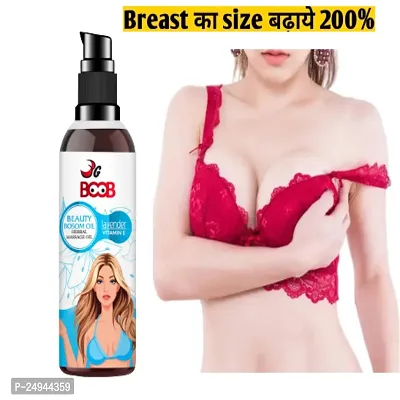 Bosom Breast Size Increase Growth Effective Boobs Bust Full 36 Massage Tightening Tight Development Enlarge Enhancer Increasing Plumping Gel Oil For Women Girls (100ML)-thumb0