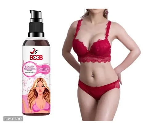 Bosom Oil 100% Natural Toner Oil Ayurvedic bosom care helpful for Girls And  Women  1 week most wonderfull results100ML Women (100 ml)