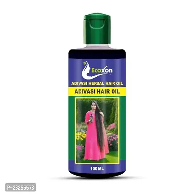 Ecoxon Adivasi hair oil original | Adivasi herbal hair oil for hair growth | Hair Fall Control For women and men |100 ml-thumb0