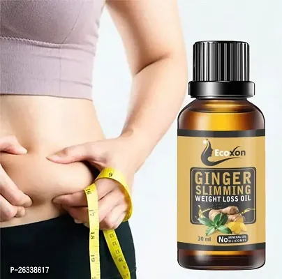 Ecoxon Weight Loss, Fat Burner Oil, Weight Loss Oil For Ginger Oil, for Belly Drainage Ginger Massage Oils For Belly / Fat Reduction for Tammy ginger oil for Men  Women-30ml-thumb0