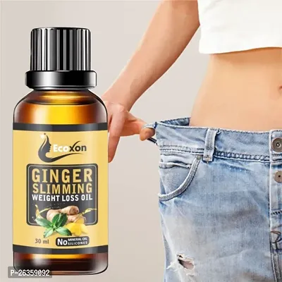 Ecoxon Pure Ginger Maricha Maahu, Ayurvedic Body Massage Oil | Helps Cellulite  Fat Reduction | With Goodness Of Cold Pressed Oils  Herbs | 30 ml pack of 1-thumb0